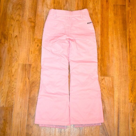 NWT Roxy Girl Pink Backyard Snow Pants Sz 10/M - Picture 2 of 5